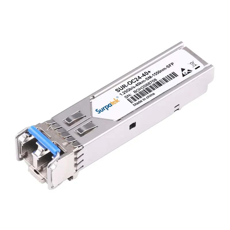 Cisco GLC-EX-SM1550-40 Compatible 1000BASE-EX 1.25G SFP 1550nm 40km DOM LC SMF Transceiver Module