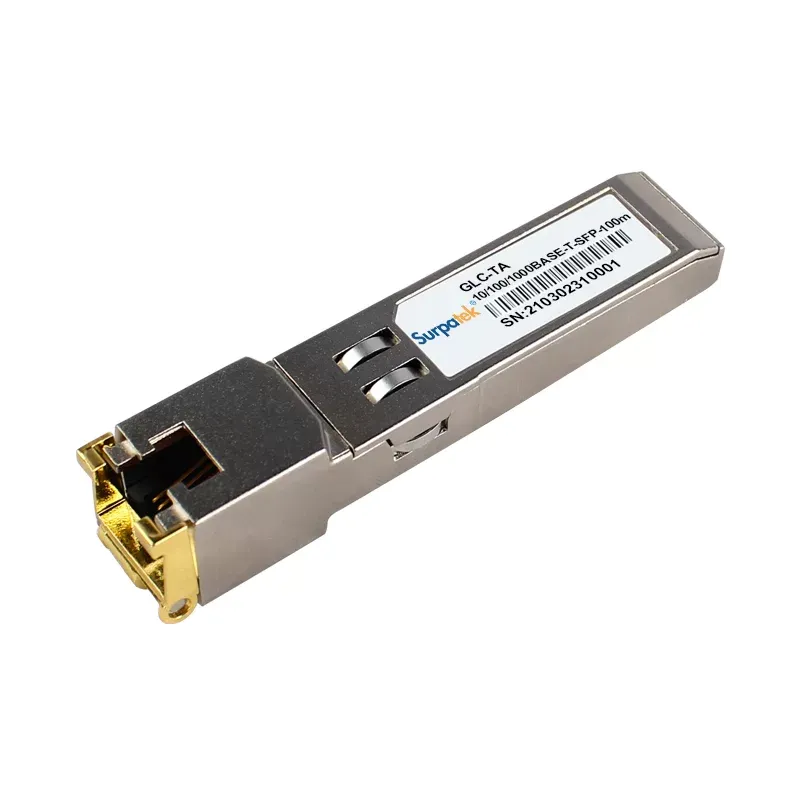 Cisco GLC-TA Compatible 10/100/1000BASE-T SFP SGMII Copper RJ-45 100m SFP to RJ45 Transceiver Module