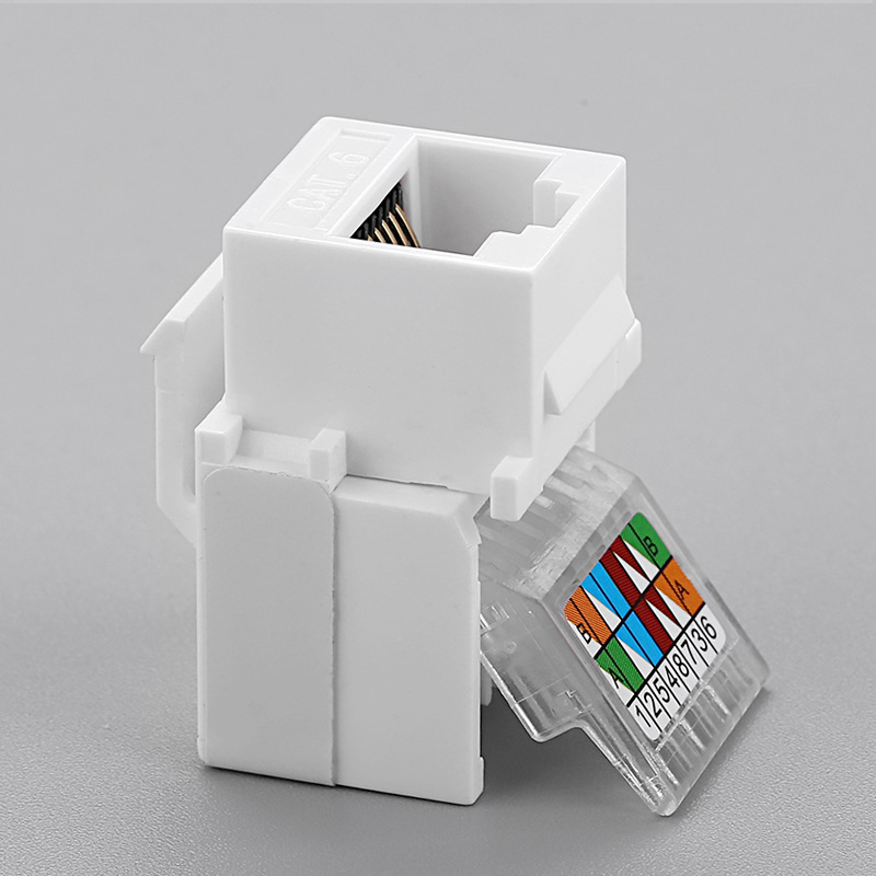 CAT6 Network module Tool-free cat5e RJ45 panel faceplate module China Manufacturing Plant Price