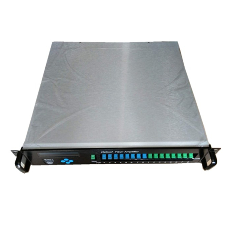 EDFA 8*21 dBm With WDM High Power Fiber Optical Amplifier