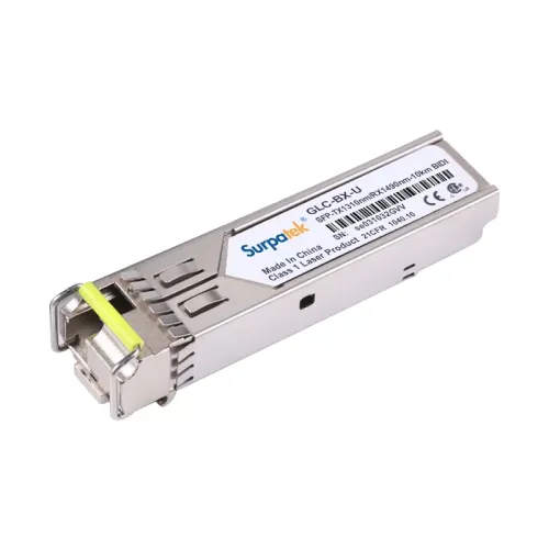 Cisco GLC-BX-U Compatible 1000BASE-BX-U BiDi SFP 1310nm-TX/1490nm-RX 10km DOM LC SMF Transceiver Module