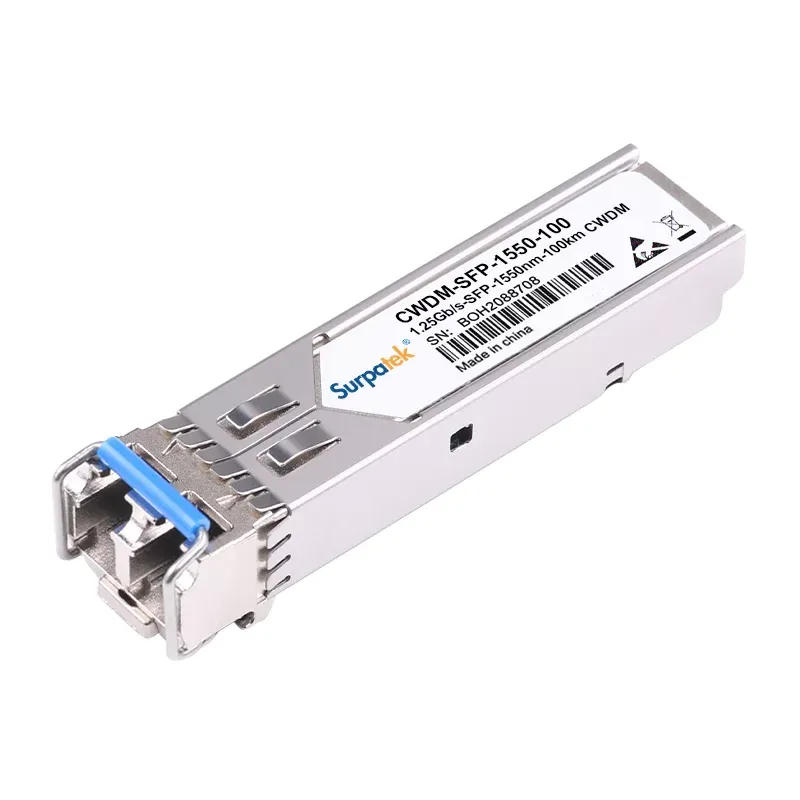 Cisco CWDM-SFP-1550-100 Compatible 1000BASE-CWDM SFP 1550nm 100km DOM LC SMF Transceiver Module