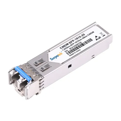 Cisco CWDM-SFP-1610-20 Compatible 1000BASE-CWDM SFP 1610nm 20km DOM LC SMF Transceiver Module