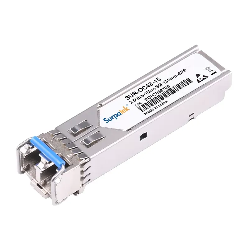 2.5G Cisco Mikrotik SFP Compatible 1310nm LC Duplex 15km Transceiver Module