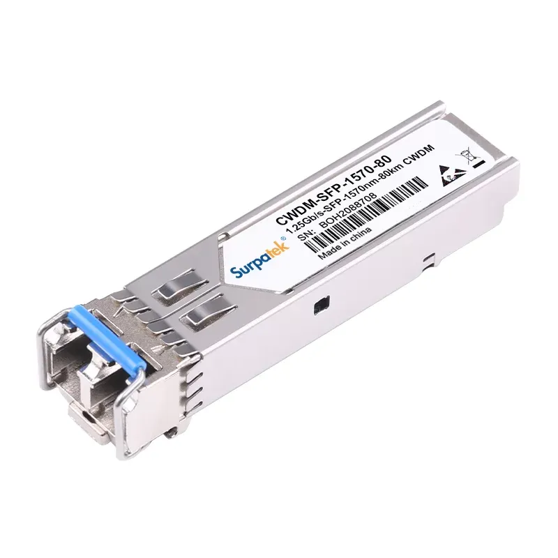 Cisco CWDM-SFP-1570-80 Compatible 1000BASE-CWDM SFP 1570nm 80km DOM LC SMF Transceiver Module