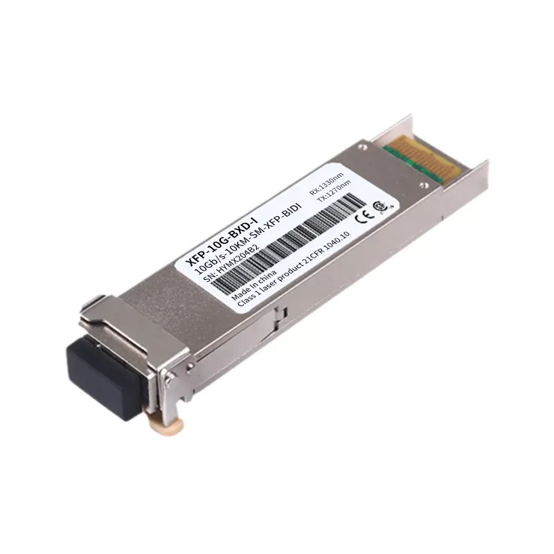 Cisco XFP-10G-BXD-I Compatible 10GBASE-BX BiDi XFP 1330nm-TX/1270nm-RX 10km DOM LC SMF Transceiver Module