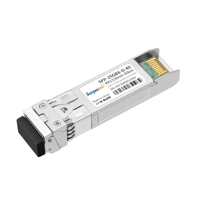 Cisco SFP-25GBX-D-40 Compatible 25GBASE-BX40-D SFP28 1310nm-TX/1270nm-RX 40km DOM LC SMF Optical Transceiver Module