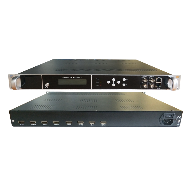 HDMI RF Modulator 8 Channels HDMI input to IP/RF/ASI output Encoding to Modulator