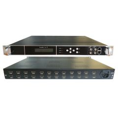 24 Channels HDMI input to IP/ASI output HD Series Encoding Modulator