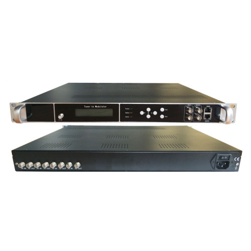 RF Modulator Tuner DVB-S2 to RF/ASI 4 Channels DVB-S/S2 input to RF/ASI output Modulator