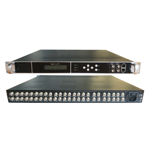IP Modulator Tuner DVBT/T2 to IP/ASI 24 Channels DVBT/T2 input to IP/ASI output Modulator