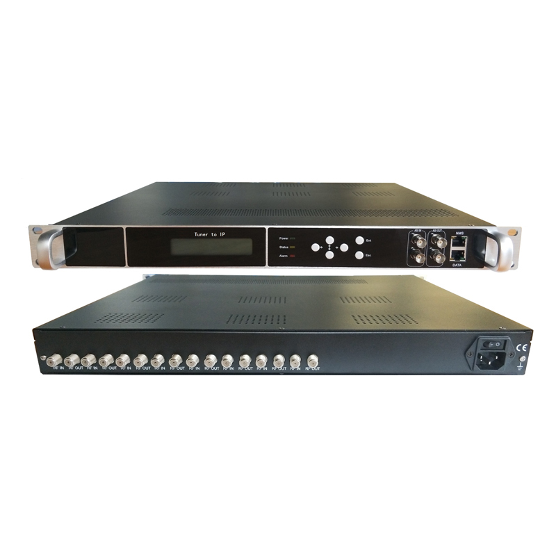 IP Modulator Tuner DVBT/T2 to IP/ASI 8 Channels DVBT/T2 input to IP/ASI output Modulator
