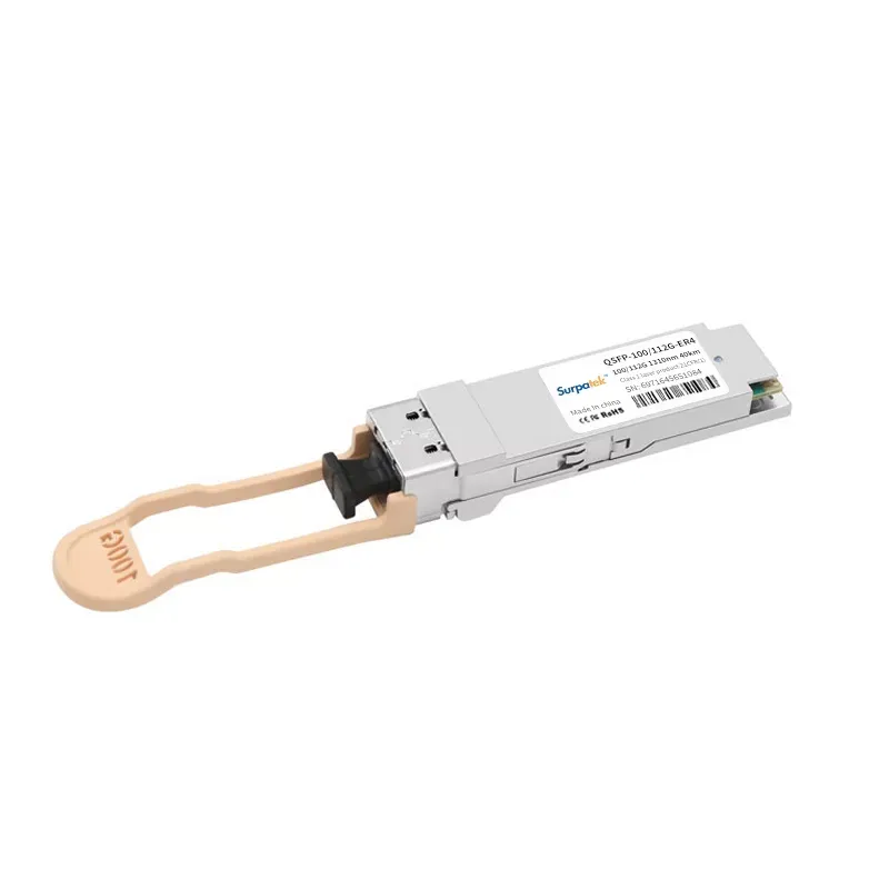 Cisco QSFP-100/112G-ER4 Compatible 100GBASE-ER4 and 112GBASE-OTU4 QSFP28 Dual Rate 1310nm 40km DOM LC SMF Optical Transceiver Module