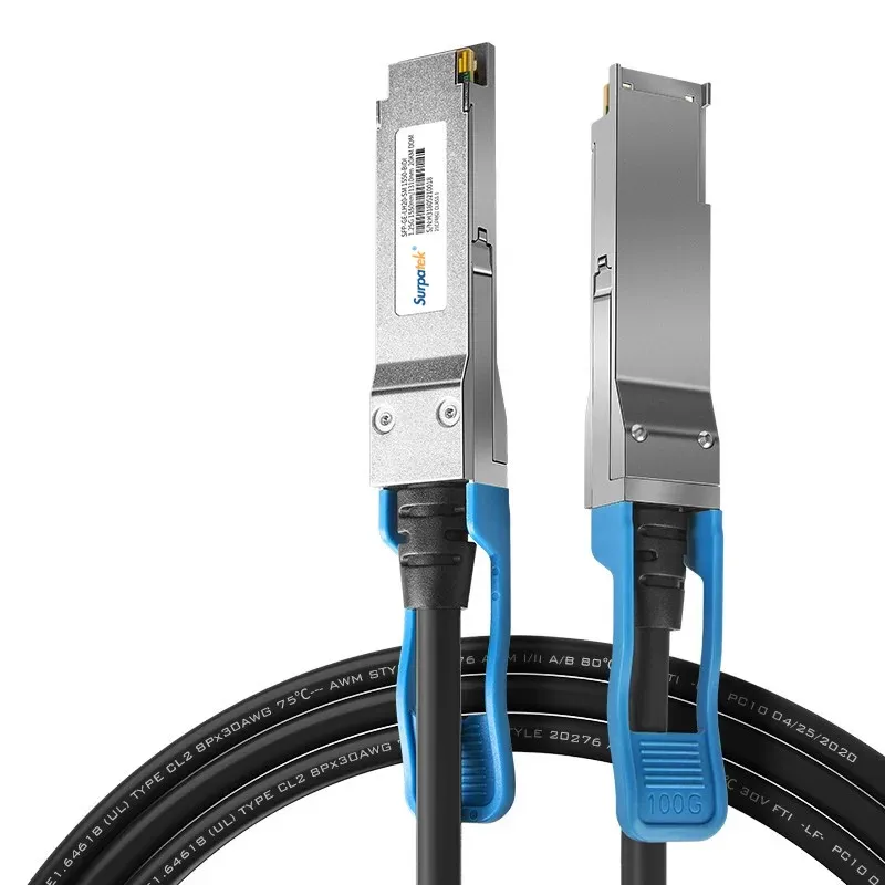 100G DAC Cables 1m Cisco QSFP-100G-CU1M Compatible 100G QSFP28 Passive Direct Attach Copper Twinax Cable