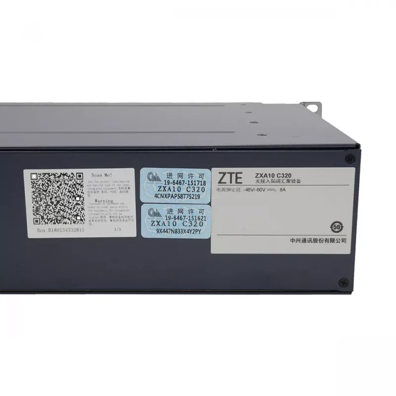 ZTE C320 OLT 19-inch ZXA10 DC Power Mini OLT Chassis