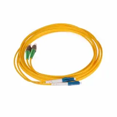 Fiber patch cord LC/UPC-FC/APC SM DX Singlemode Duplex LSZH
