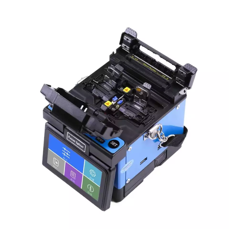 JW4108H Fusion Splicer FTTH Fibre Welding Optical Fiber 4 Motors 7S Splicing 15S Heating