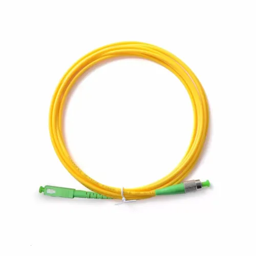 Fiber patch cord SC/APC-FC/APC SM SX Single Mode Simplex LSZH