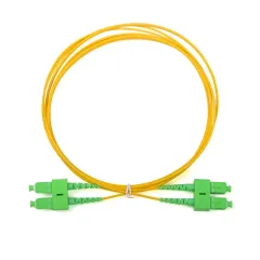 Fiber Optic Patch Cord SC/APC-SC/APC SM Single-mode Duplex 2CORE LSZH