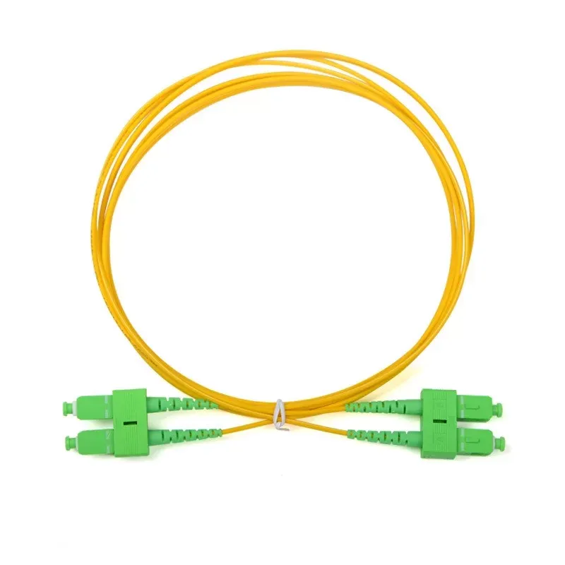 Fiber Optic Patch Cord SC/APC-SC/APC SM Single-mode Duplex 2CORE LSZH
