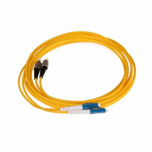 Fiber patch cord FC/UPC-LC/UPC SM DX Singlemode Duplex LSZH