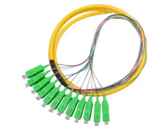 Fiber patch cord Pigtail 12 Core SC/APC SM Singlemode