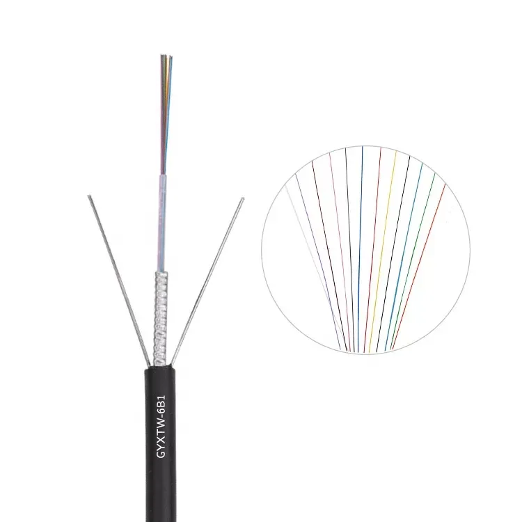 GYXTW Fiber Optical Cable 1-216 Cores G.652D Outdoor For Telecommunication