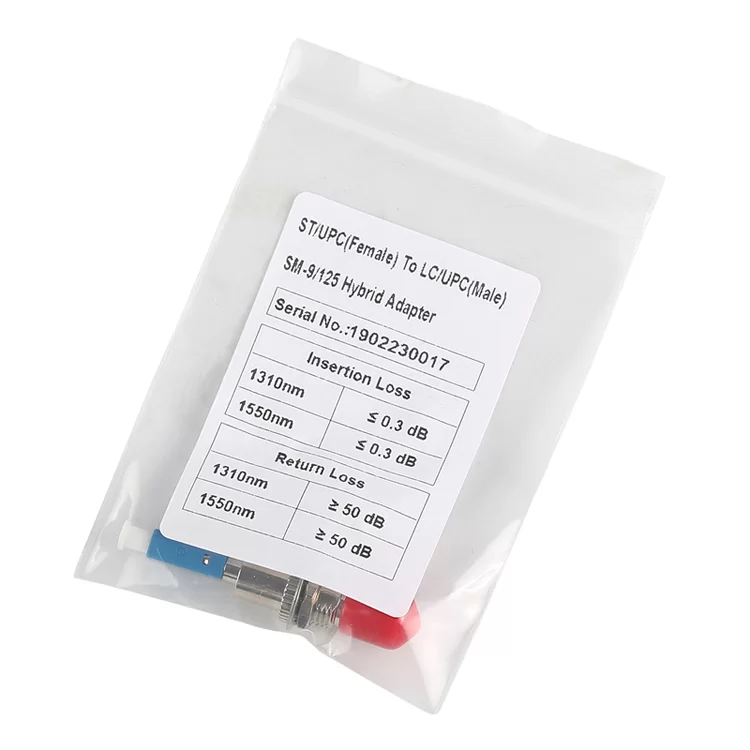 Fiber Optic Conversion Adapter Singlemode LC Male – ST Female