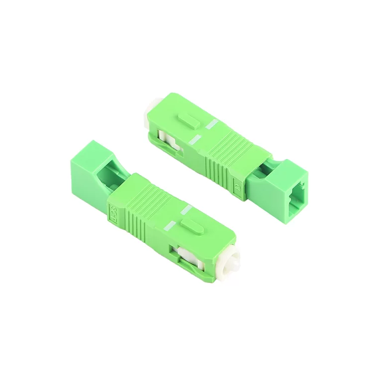 Fiber Optic Conversion Adapter Singlemode APC SC Male – LC Female