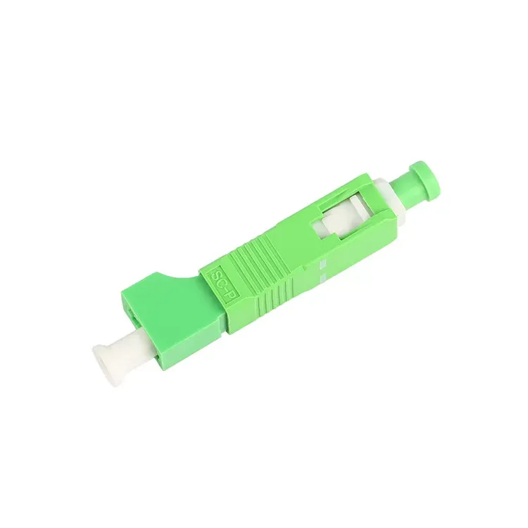 Fiber Optic Conversion Adapter Singlemode APC SC Male – LC Female
