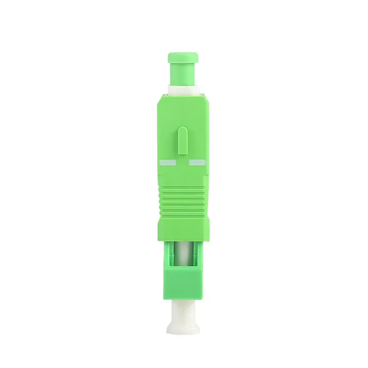 Fiber Optic Conversion Adapter Singlemode APC SC Male – LC Female