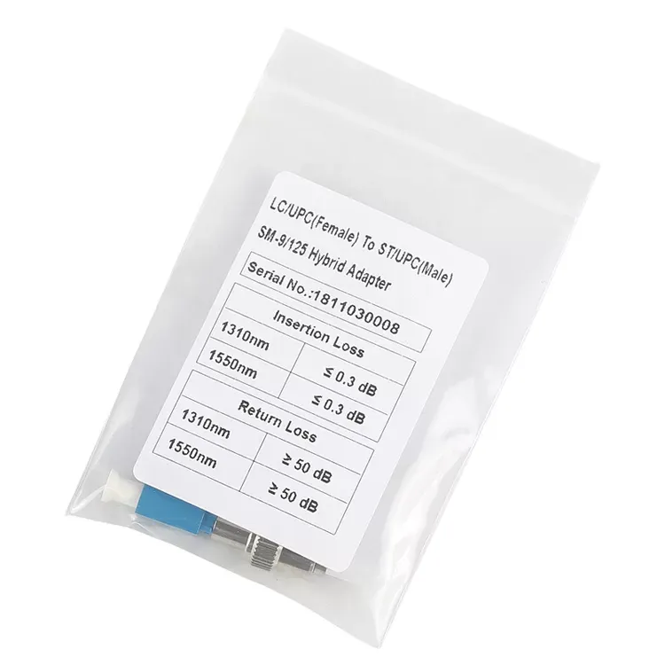 Fiber Optic Conversion Adapter Singlemode ST Male – LC Female