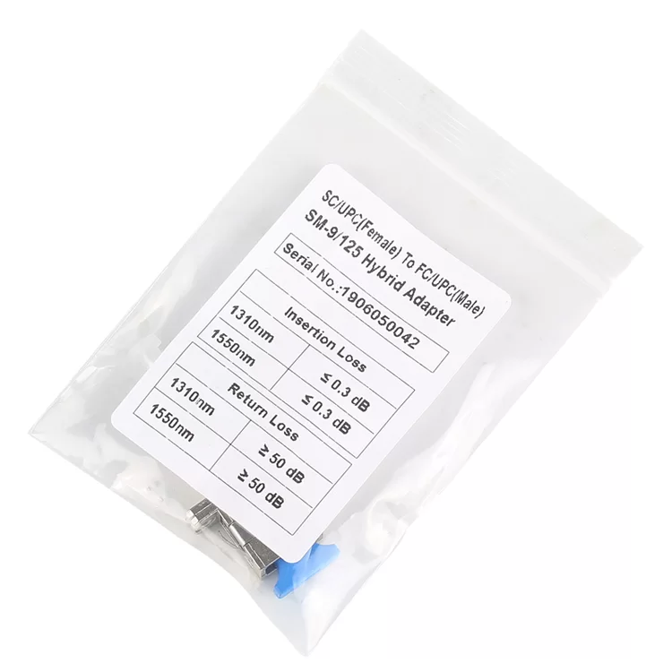 Fiber Optic Conversion Adapter Single Mode FC Male – SC Female