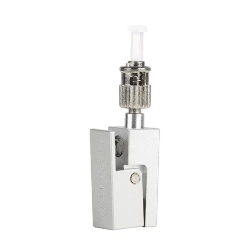 ST Square Bare Fiber Flange Temporary Splice Adapter OTDR Test Bare Fiber Coupler Fixture