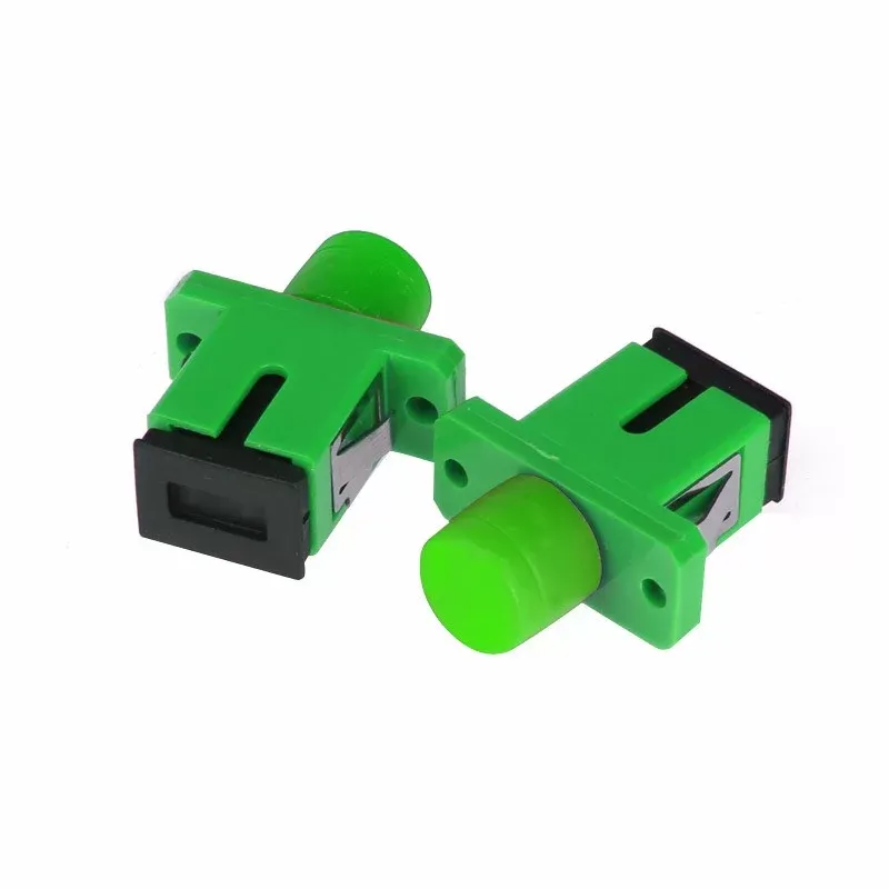 Fiber Optic Coupler SC/APC-FC/APC Single Mode Simplex Adapter