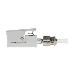 ST Square Bare Fiber Flange Temporary Splice Adapter OTDR Test Bare Fiber Coupler Fixture