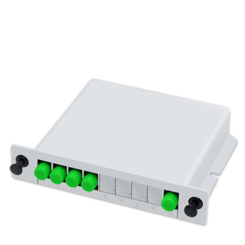 PLC Splitter FC/APC 1*4 Installed Optic Splitter Cassette Type