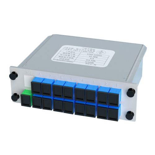 PLC Splitter SC/UPC 1*16 Installed Optic Splitter Cassette Type