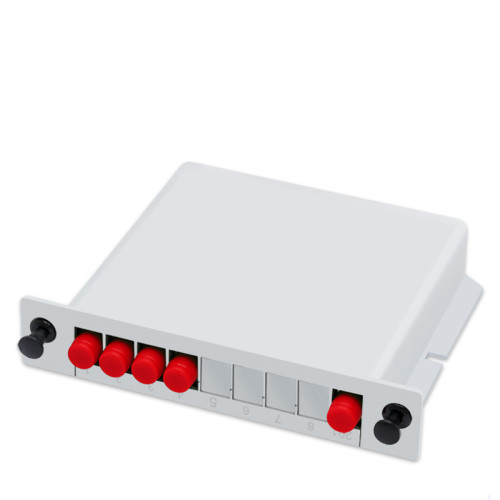 PLC Splitter FC/UPC 1*4 Installed Optic Splitter Cassette Type
