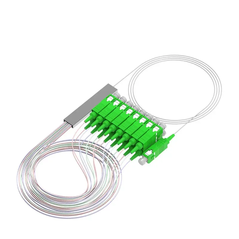 Fiber Optic PLC Splitter 1*16 G657A SC/APC 0.9mm micro mini type