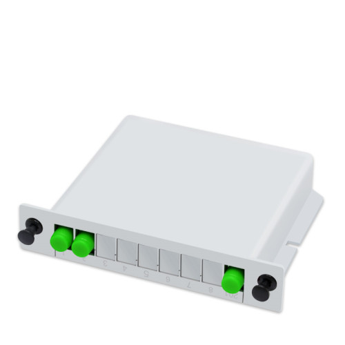 PLC Splitter FC/APC 1*2 Installed Optic Splitter Cassette Type