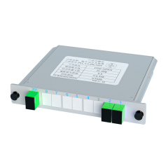 PLC Splitter SC/APC 1*2 Installed Optic Splitter Cassette Type