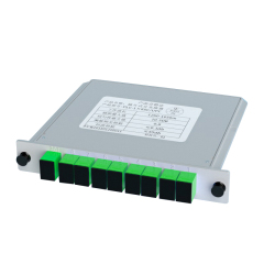 PLC Splitter SC/APC 1*8 Installed Optic Splitter Cassette Type