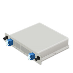PLC Splitter LC/UPC 1*2 Installed Optic Splitter Cassette Type