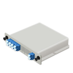 PLC Splitter LC/UPC 1*8 Installed Optic Splitter Cassette Type