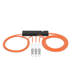 FBT splitter 1*2 LC/UPC Multimode Fiber Optic Box ABS splitter 1 in 2