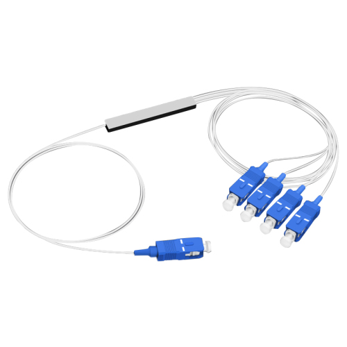 PLC Splitter China manufacturer FBT Splitter SC/UPC 1*4 fiber polarization beam splitter