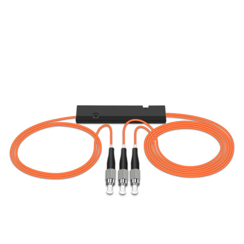 PLC Splitter FBT Splitter China manufacturer ABS Multimode FC/APC 1*2 Fiber Optic Splitter Splice