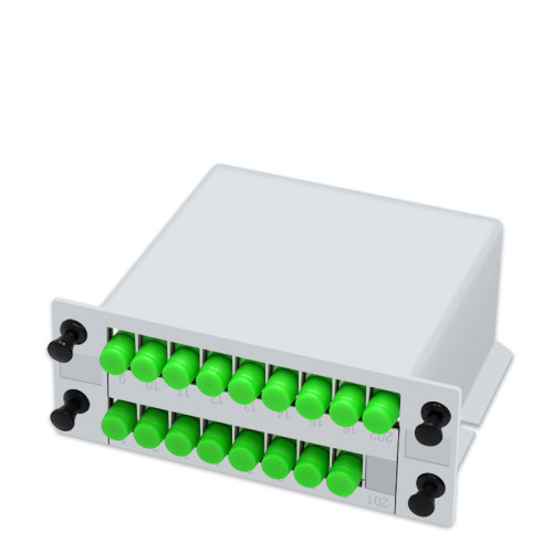 PLC Splitter FC/APC 1*16 Installed Optic Splitter Cassette Type