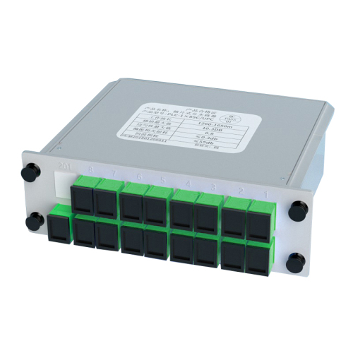 PLC Splitter SC/APC 1*16 Installed Optic Splitter Cassette Type